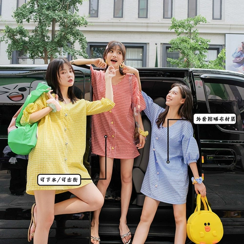 Милый японский купальник, комплект для школьников, средство для принятия ванны, 3 предмета