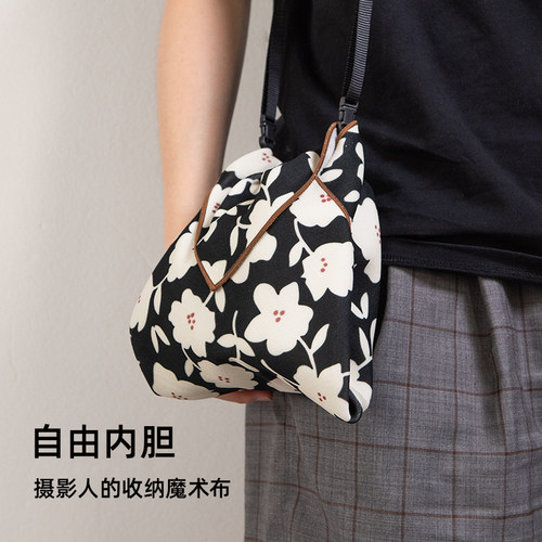 暖藻原创化妆包百贴布相机镜头布