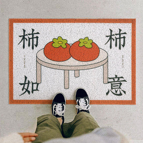 暖藻创意脚垫入户门垫进户门口