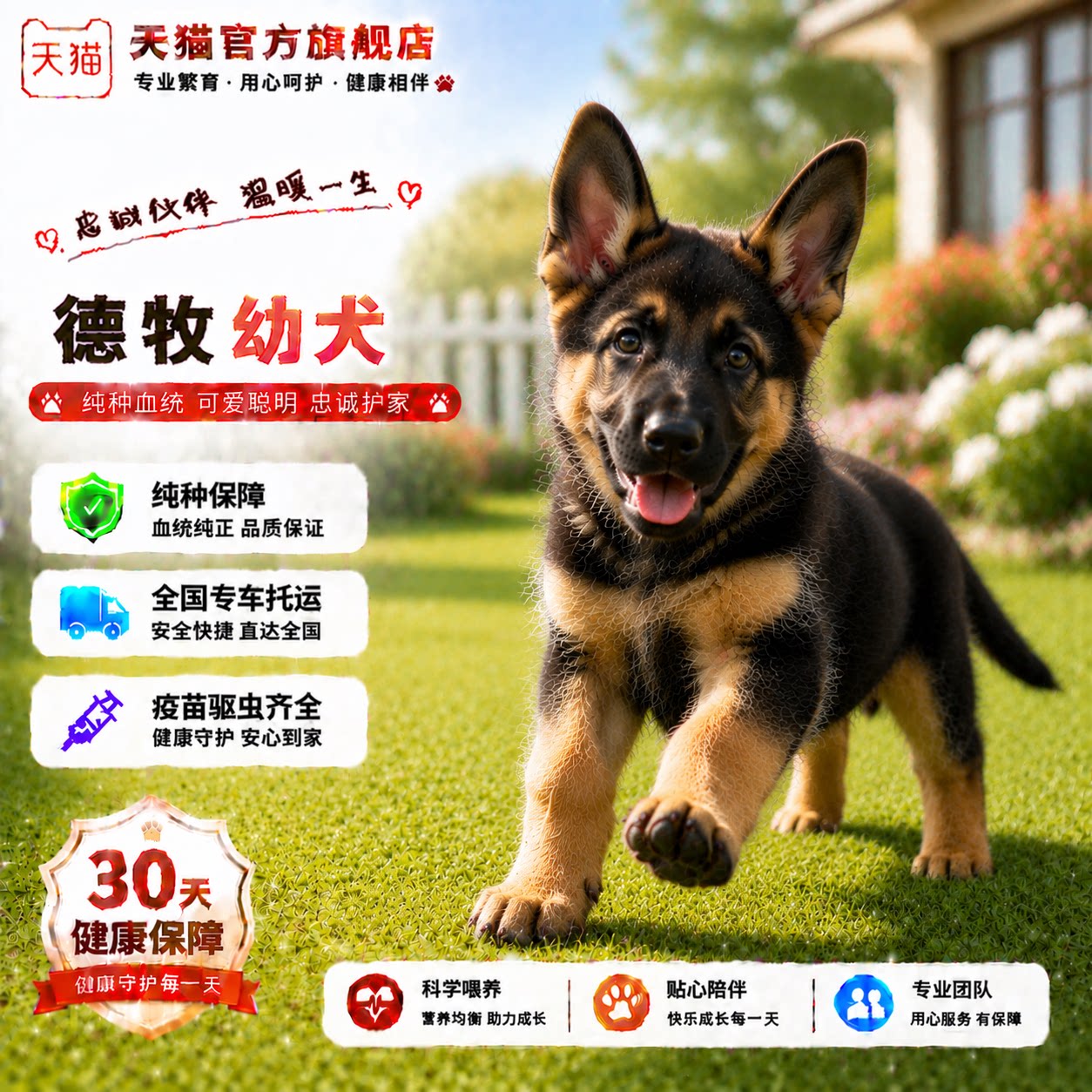 护院高智商活体弓背聪明真狗狗