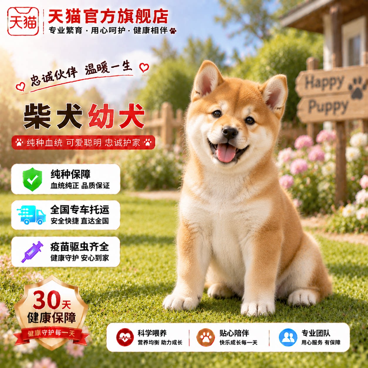 高智商豆看家赤崽便宜赤柴可爱