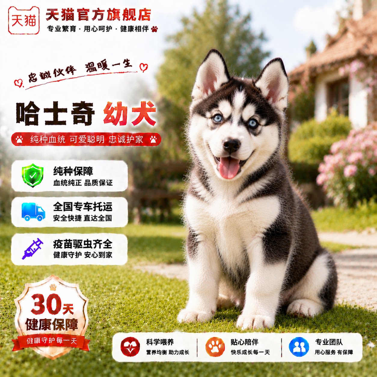 犬便宜聪明三只眼活体活泼狗短毛