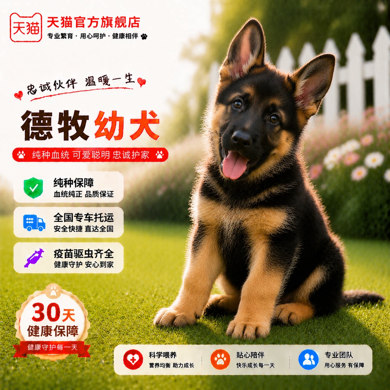 看家狗警犬牧羊犬幼宠狗狗狗霸气