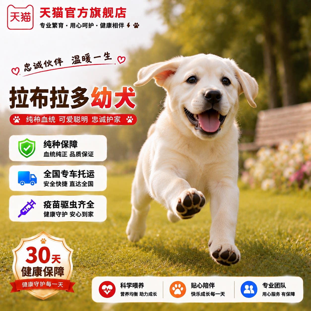 大骨架巡回犬健康白色黑色毛