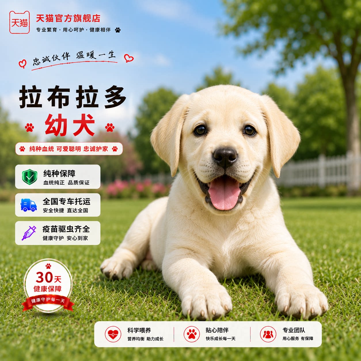 警犬陪伴巡回犬幼崽可爱便宜伴侣