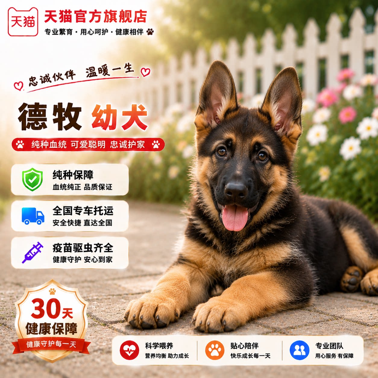 大型犬狗狗聪明幼崽护卫看家活物
