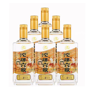 沱牌六粮浓香型固态纯粮白酒 50度500ml*`6瓶礼盒装