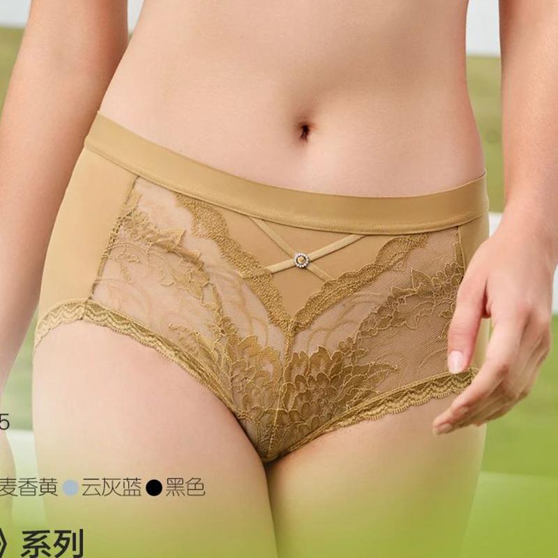 正品奥丽侬中腰平角内裤性感蕾丝女OK3842配OW8841 8842 8843