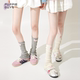purpleguys多巴胺布标袜套夏季 薄款 女y2k芭蕾风小腿堆堆袜子腿套