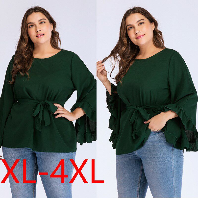 2020 spring plus size fat women sexy ladies t-shirt blouse在类目 女装/女士精品, 大码女装中 - 来自Buy2taobao.com提供专业的淘宝代购服务