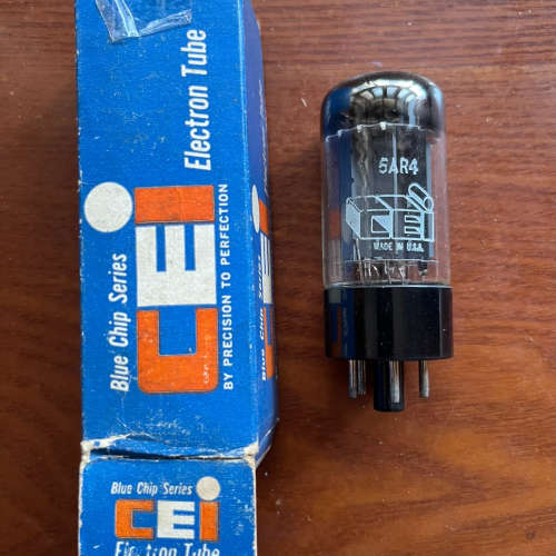 英国大盾B暗码 美国代工CEI 5AR4电子管 升级5Z议价