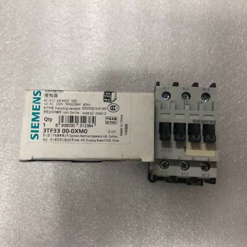 3TF33 00-0XM0 交流接触器 3TF3300议价