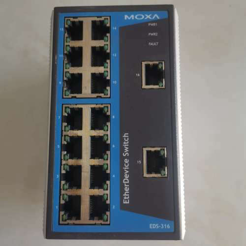 EDS-316MOXA工业级以太网交换机  16RJ45口议价