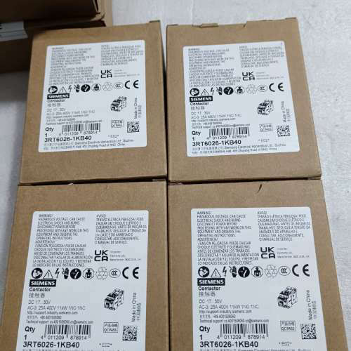 3RT6026-1KB40接触器带包装整体干净议价