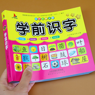 学前识字 儿童认字书教材汉字描红短语句子组词笔顺填空练习册 宝宝早教识字书幼儿园大班学前班幼儿启蒙用书神器幼小衔接一日一练