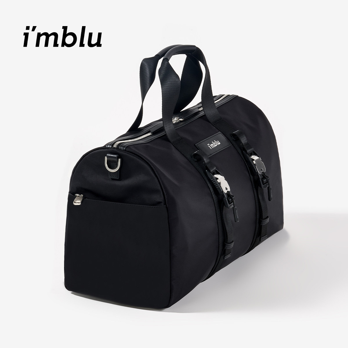 imblu波士顿包旅行手提健身包防水耐磨多隔层出差健身两用尼龙