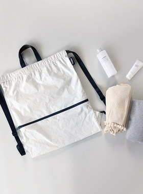 imblu抽绳双肩包 轻行系列健身背包 杜邦纸防水