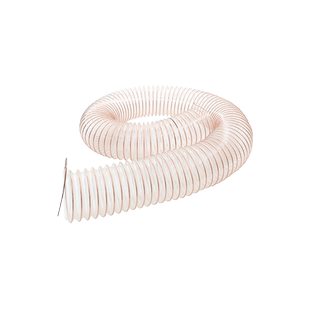 PU聚氨酯风管吸尘管软管镀铜钢丝软管工业木工雕刻机风机管道0.93