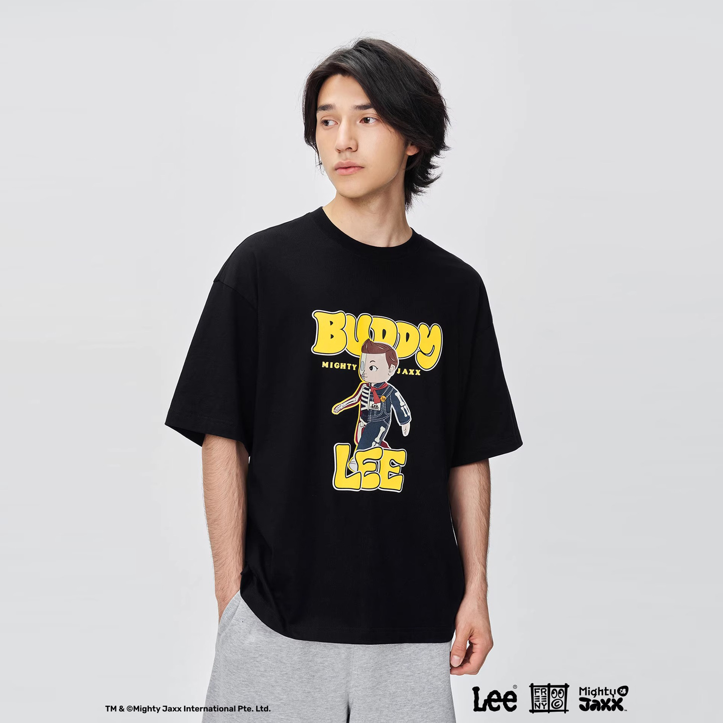 【MIGHTY JAXX联名】Lee商场同款25早秋新舒适版男女同款短袖T恤