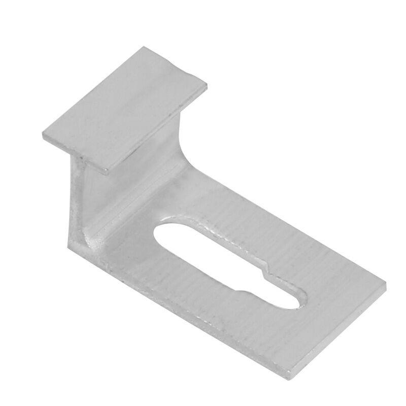 定制瓷砖挂墙挂件铝合金扣件大板石材干挂湿贴防脱落固定挂钩卡扣