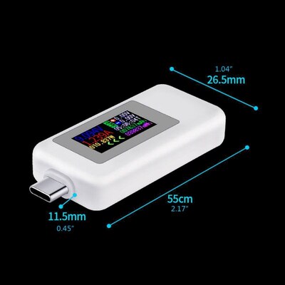 KWS-1902C Type-C Color Display USB Tester Current Voltage