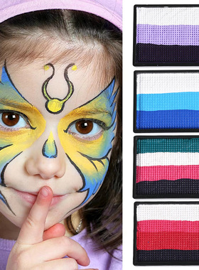 Hot selling Rainbow Bar Washable Face Color彩虹条可水洗脸彩