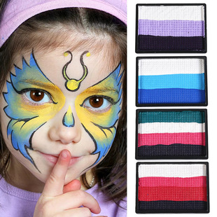 Hot selling Rainbow Bar Washable Face Color彩虹条可水洗脸彩