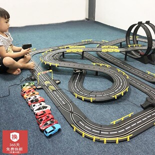 Racing Rail Car Model Toys Track Adventure Train Toy boy