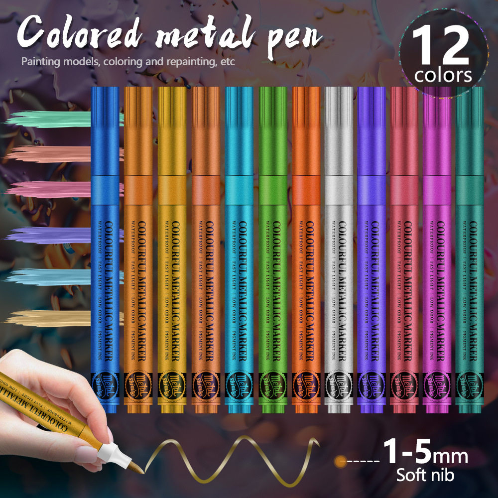 Metal Acrylic Pen DIY Hand Account Card Signature Pen签字笔