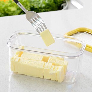 Butter Cheese Cutter Box Stainless Steel ABS Slicers Case Kn