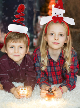 2025 New Christmas Headband Children's Photo Prop圣诞节发箍