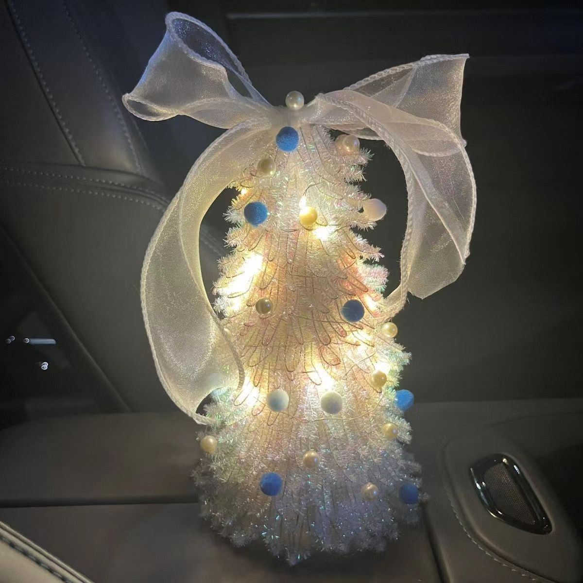 DIY Twist Bar Christmas Tree Creative Ornament圣诞树节摆件