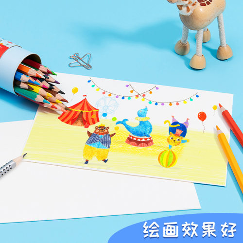 24 color oily graffiti brush set with colored lead涂鸦画笔