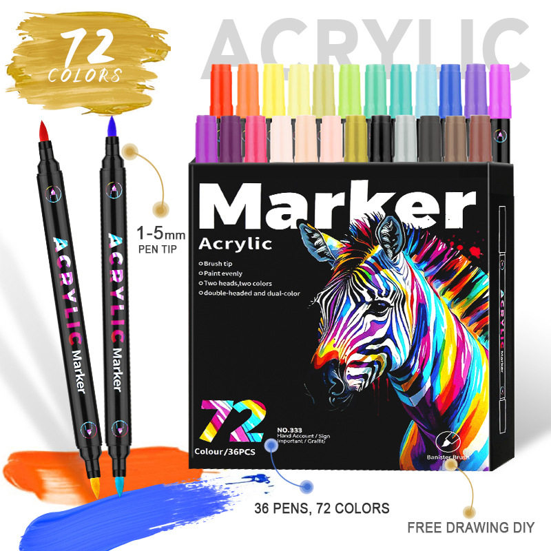 Mark pen for children's graffiti drawing hook pen勾线笔