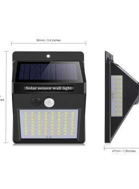 Motion Sensor LED Street Light Wall Lamp Night Sensor Solar