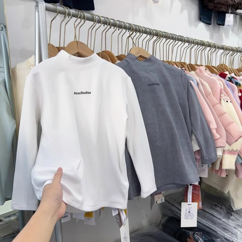 不起球儿童打底衫冬季磨毛t恤潮