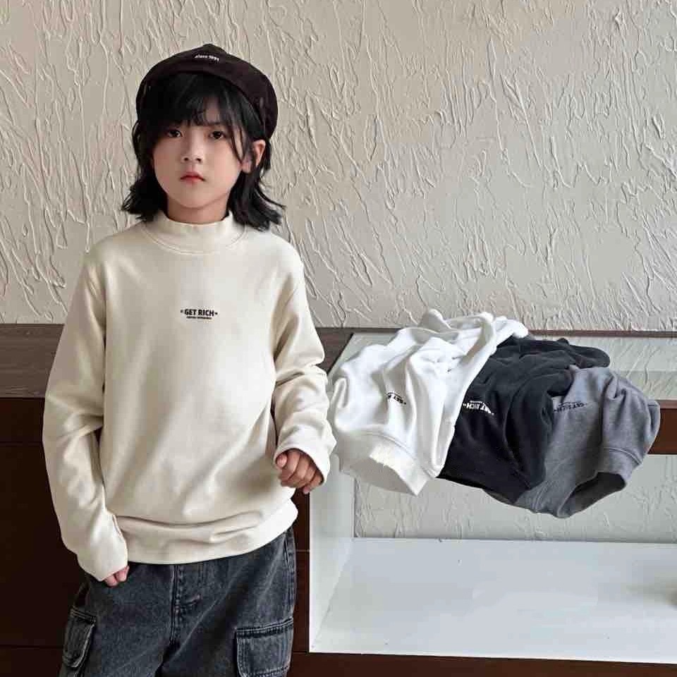 不起球不变形儿童打底衫冬季衣服