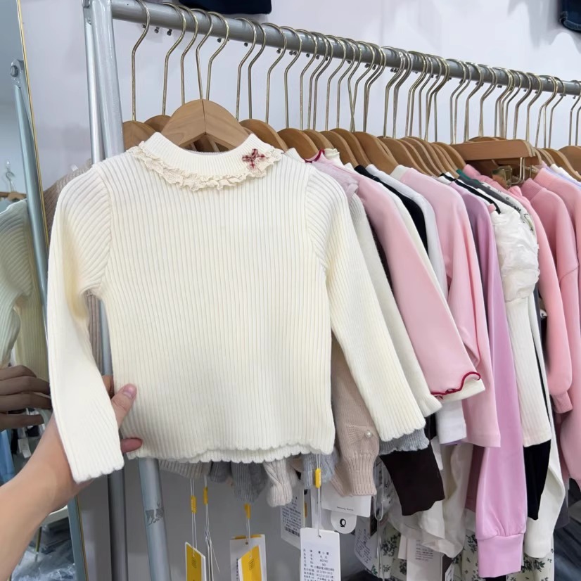 檬小檬女童打底毛衣冬季针织衫潮