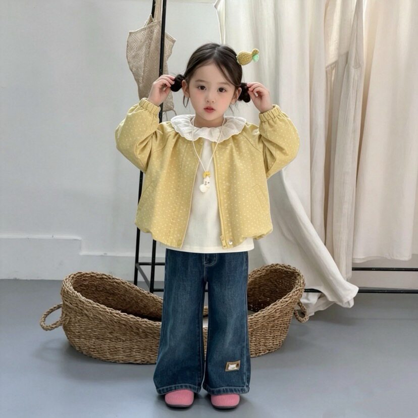 套装萌系女童外套春秋款长袖t恤