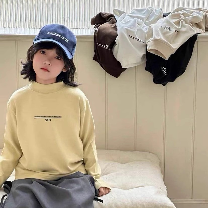 不起球不变形儿童打底衫冬季衣服