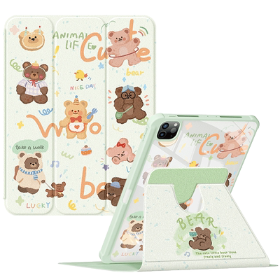 ipad平板保护套带笔槽亚克力防弯