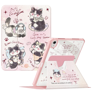 适用华为matepadair保护套2024新款matepadse平板保护壳matepad11.5s亚克力2023荣耀x8pro带笔槽m6布偶猫115s