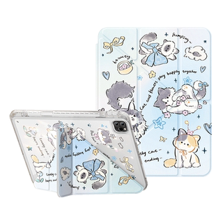 适用ipadpro保护套2024新款air6保护壳苹果11英寸第10九代9平板2022带笔槽2021防弯3摔mini6/5亚克力8Y7猫咪4