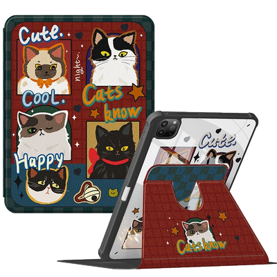 苹果ipad保护套亚克力背板防弯摔