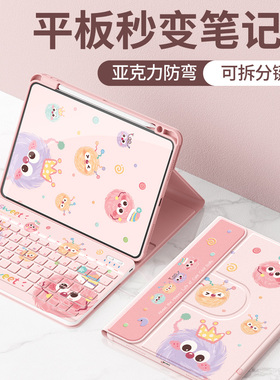 适用华为matepadpro12.2保护套2024新款matepadse11平板壳115s旋转10.8带笔槽air11.5带键盘全包10.4煤球2023