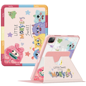 适用ipad10保护壳2022新款第9代air5/4保护套带笔槽2021苹果平板mini6全包2024ipadpro11九十代亚克力3怪兽7