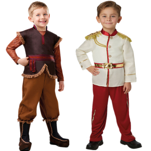 白马王子扮演服儿童采冰人克里斯多夫迪士尼王子cos童话故事服装