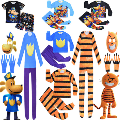 新款神探狗狗儿童连体衣