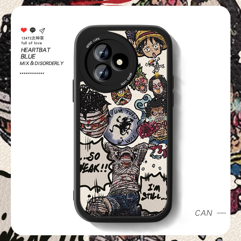 路飞索隆适用红米K80至尊版手机壳新款RedmiK80ultra小羊皮卡通小米K80pro保护软套por动漫全包防摔男女外壳