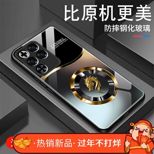 龙首渐变适用努比亚红魔11pro手机壳新款11pro+简约玻璃Redmagic保护套NX809J全包十防摔男女国潮外壳